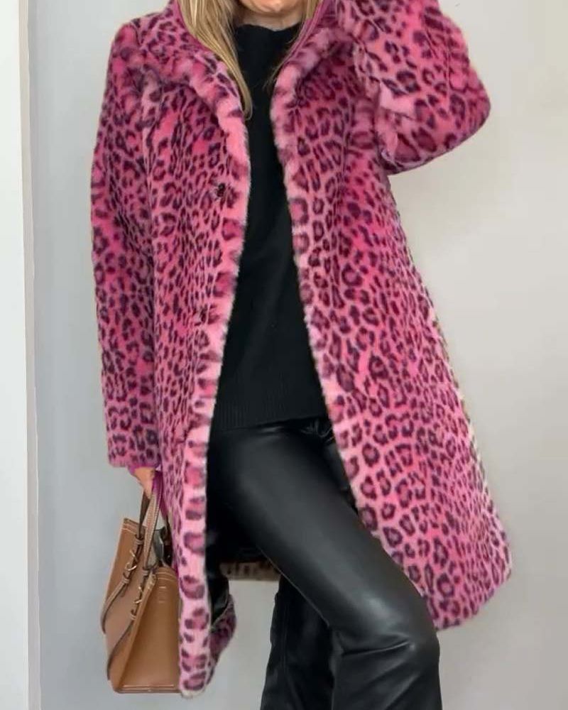Lysa™ - Abrigo de Leopardo Elegante