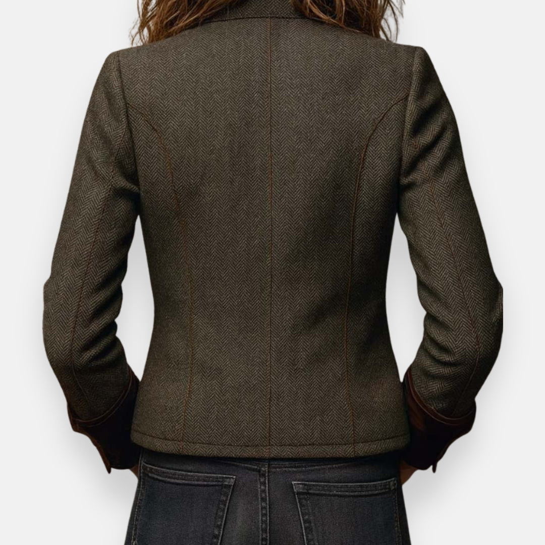 Ava | Chaqueta elegante con detalles en terciopelo