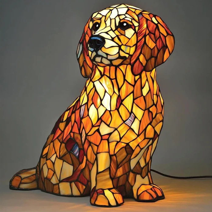 Lámpara fantasma de Golden Retriever - Pompom