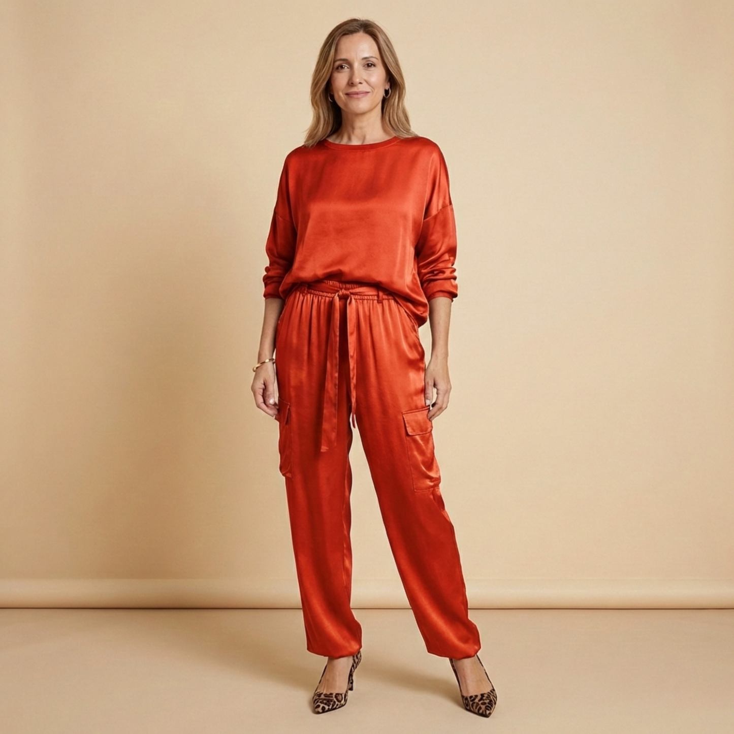 Mia | Conjunto de Dos Piezas Fluido de Lujo