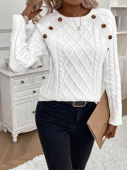 Clara | Jersey de Punto con Botones para Damas
