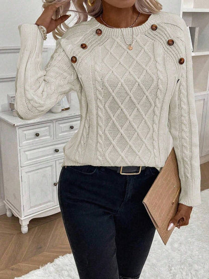 Clara | Jersey de Punto con Botones para Damas