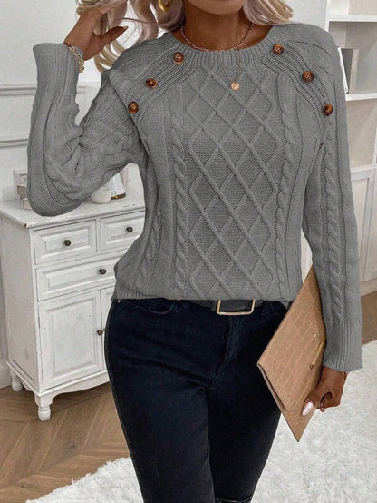 Clara | Jersey de Punto con Botones para Damas