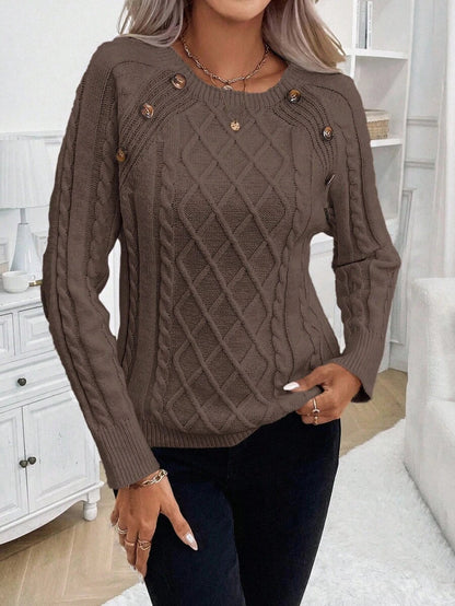 Clara | Jersey de Punto con Botones para Damas