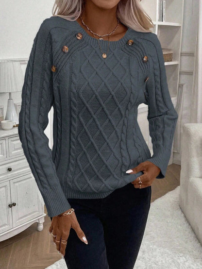 Clara | Jersey de Punto con Botones para Damas