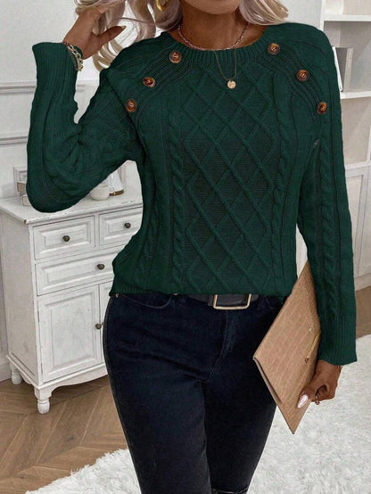 Clara | Jersey de Punto con Botones para Damas