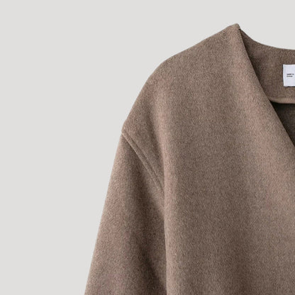 Nahia | Chaqueta Cruzada de Lana Ligera