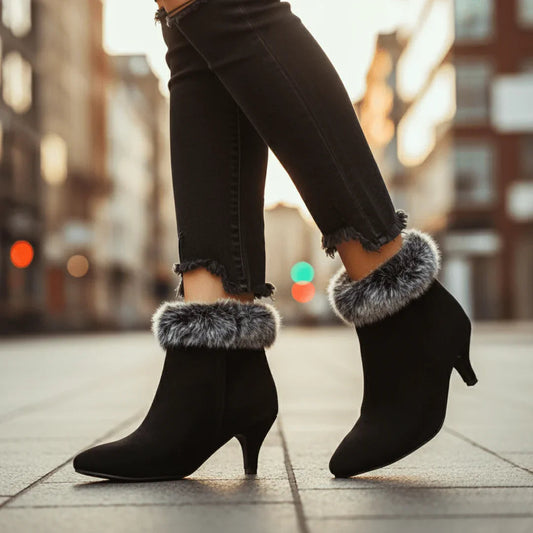 Botas de Piel de Piel Sintética Aurora