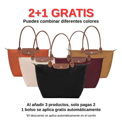 Bolsa Tote Le Pliage Grande (2+1 gratis)