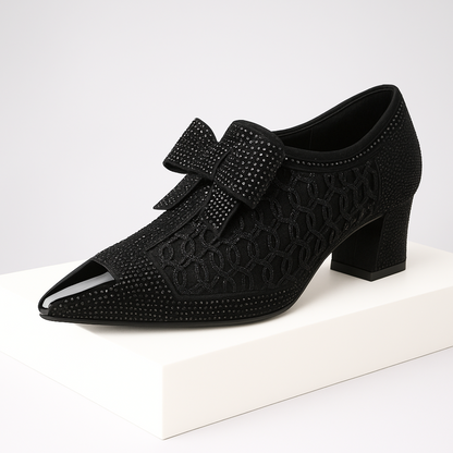 Zapatos de Tacón Vivienne con Lazo