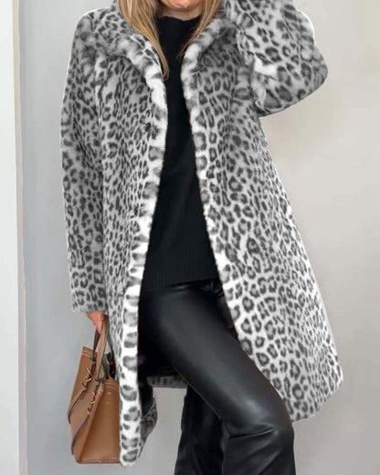 Lysa™ - Abrigo de Leopardo Elegante