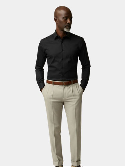 Camisa de Cuello Spearpoint Elegante
