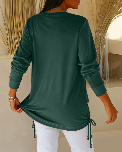 Nari - Efecto Top de Lentejuelas Bicolor Dos en Uno