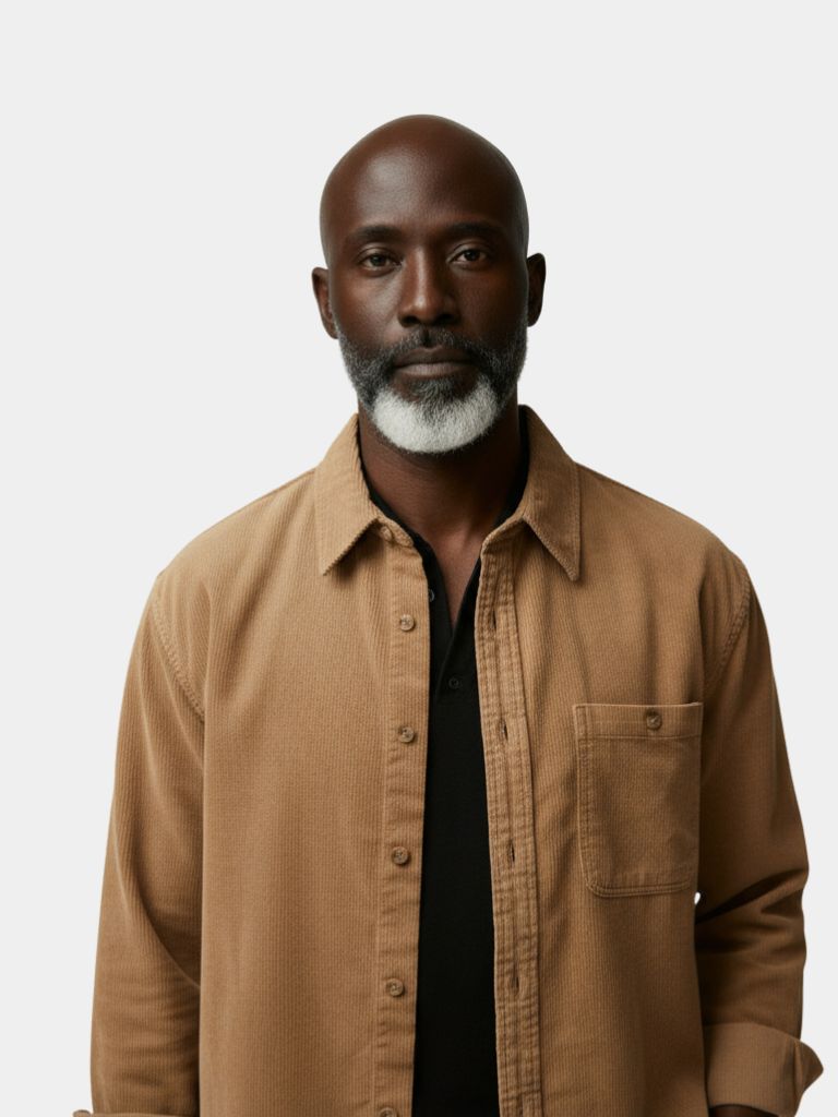 Camisa de Corduroy Casual