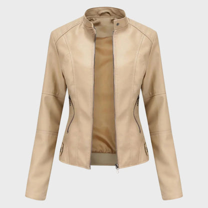 Romina | Chaqueta de Cuero Casual