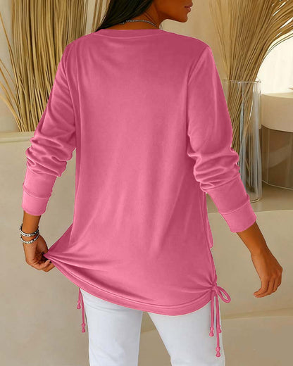 Nari - Efecto Top de Lentejuelas Bicolor Dos en Uno