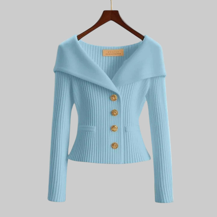 Clarisa | Elegante chaqueta de punto para apariciones con estilo