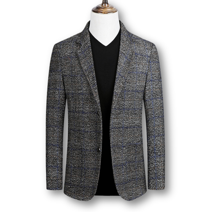 Miguel | Blazer Elegante en Tela Escocesa