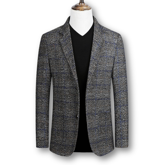 Miguel | Blazer Elegante en Tela Escocesa