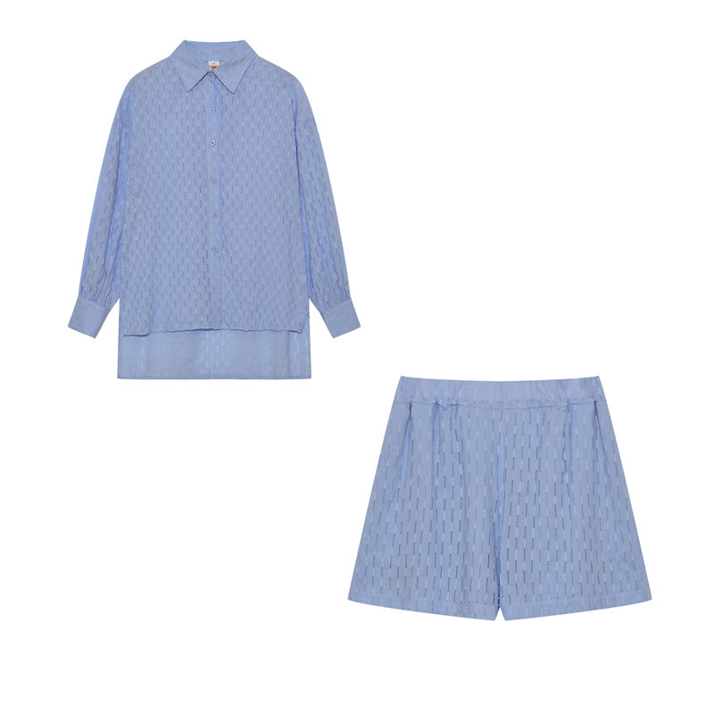 Elizabeth - Conjunto de Camisa y Pantalones Cortos Frescos