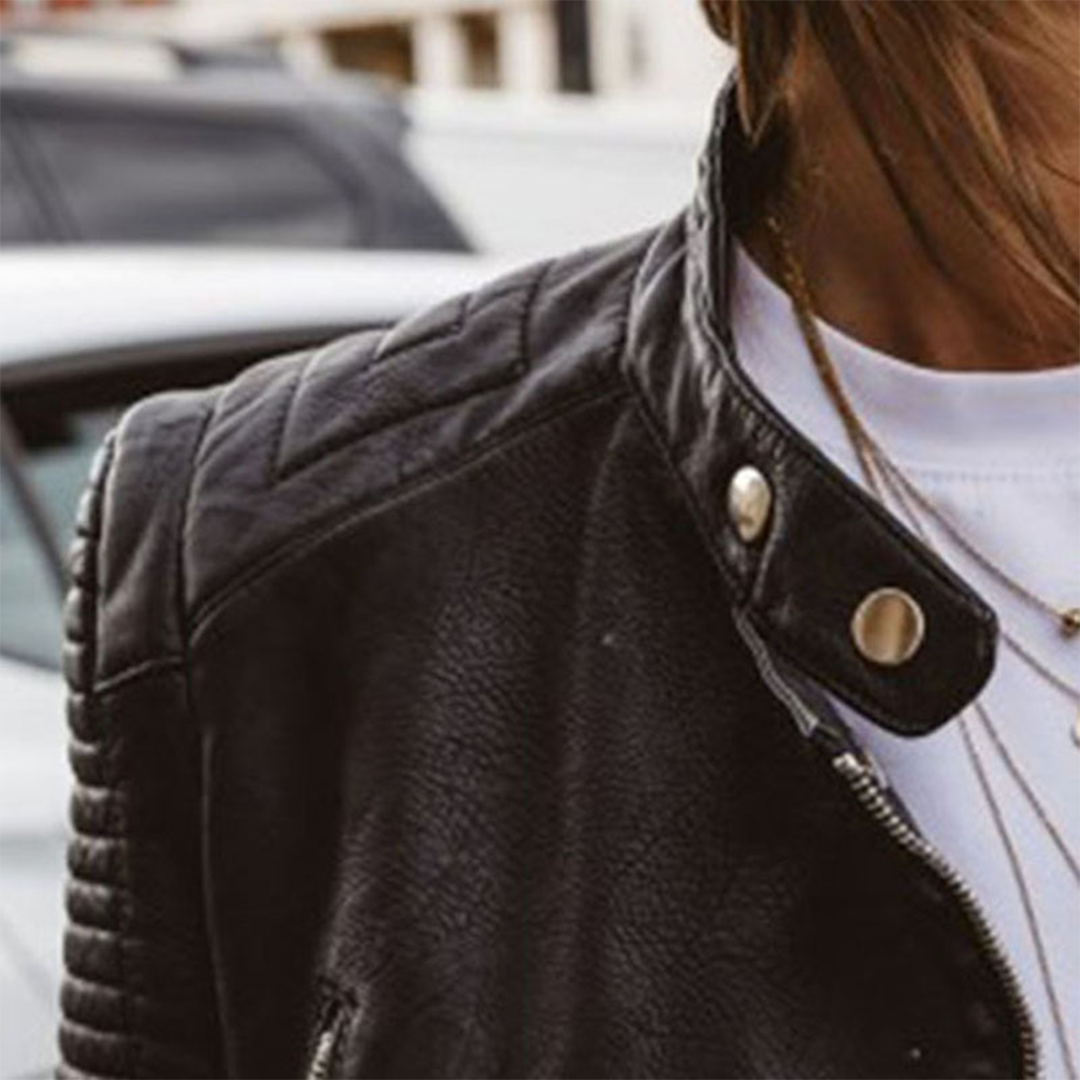 Janet - Chaqueta de Cuero Genuino