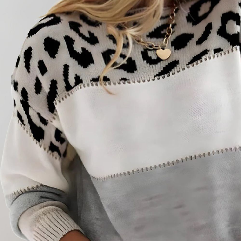 Noelia™ | Suéter Leopardo Elegancia