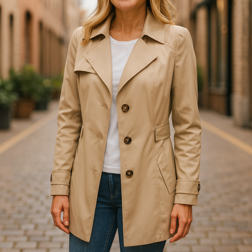 Jamie - Abrigo Trench Elegante de Otoño