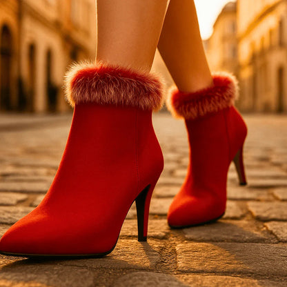 Botas de Piel de Piel Sintética Aurora