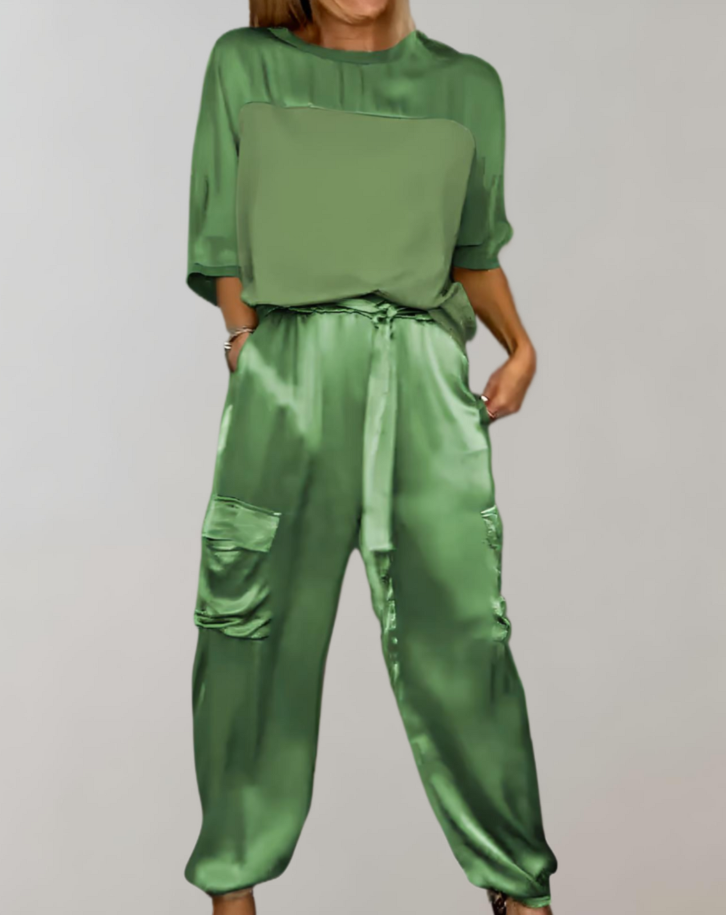 Finley - Conjunto de Lounge Cargo Sedoso