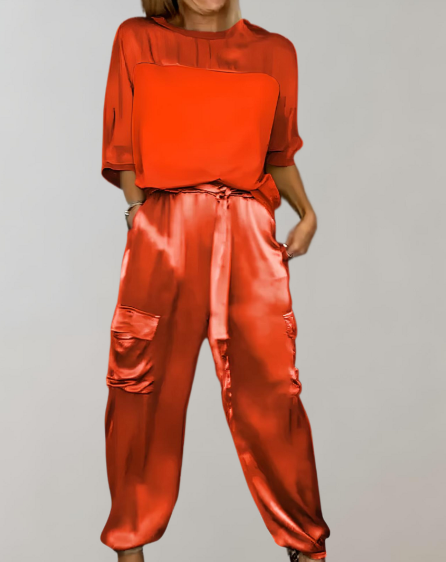 Finley - Conjunto de Lounge Cargo Sedoso