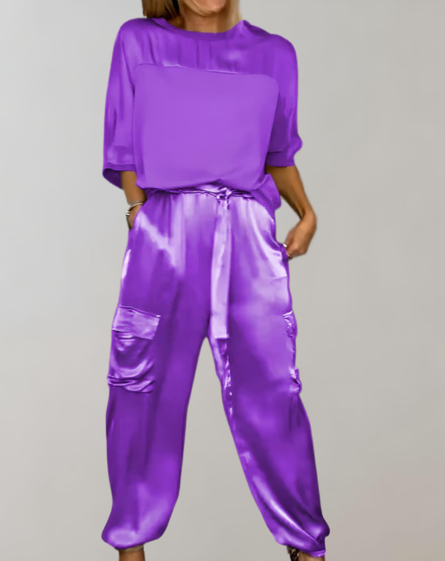 Finley - Conjunto de Lounge Cargo Sedoso