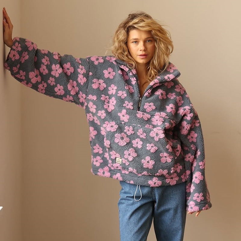 Daisy | Suéter Sherpa Boho Floral