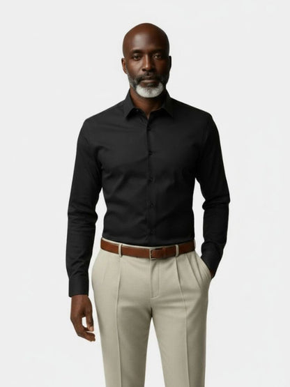 Camisa de Cuello Spearpoint Elegante
