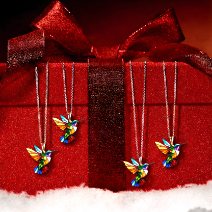 Raquel™ | Pendientes Colibrí y Collar