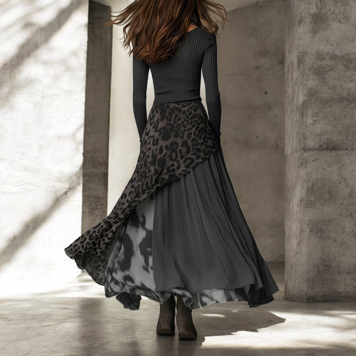 Nova™ | Vestido Largo Leopardo