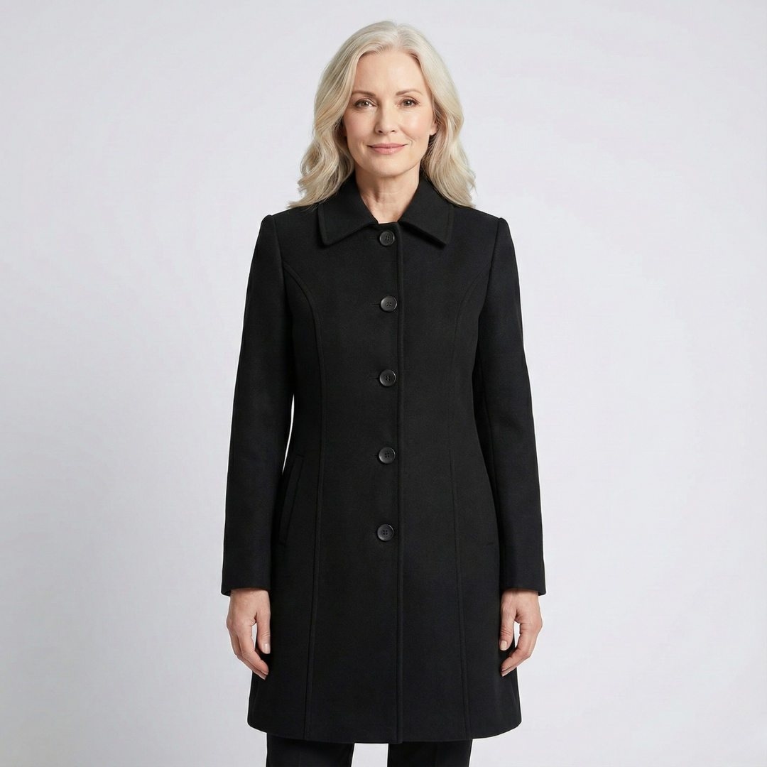 Josephine - Abrigo Trench de Invierno de Un Solo Botón