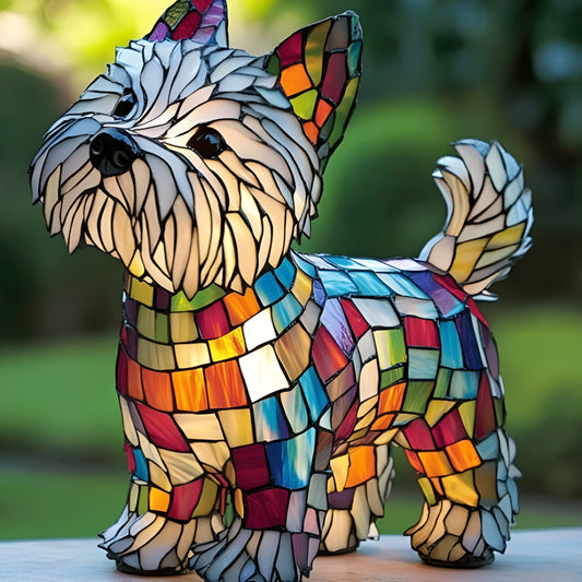 Toutou – Lámpara mágica para perros de vidrio coloreado
