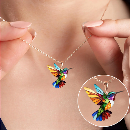 Raquel™ | Pendientes Colibrí y Collar