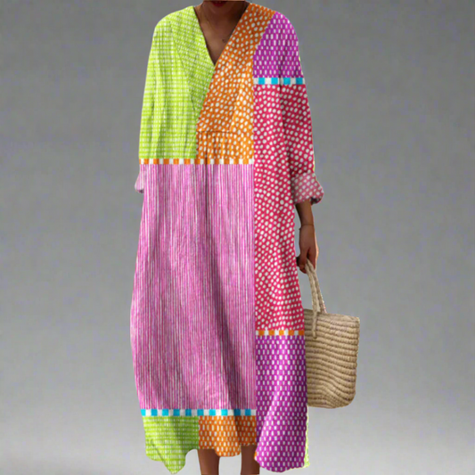 Sienna | Vestido Geométrico Elegante