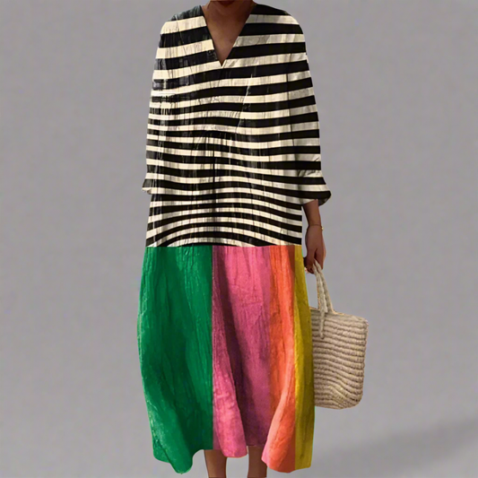 Zara | Vestido Geométrico Elegante