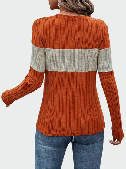 Aurora | Jersey de Punto a Rayas