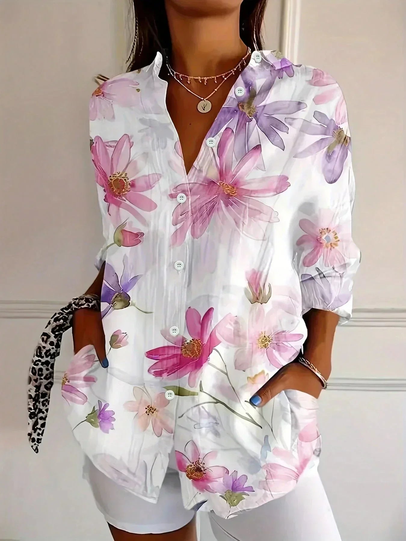 Rina™ | Blusa con estampado colorido