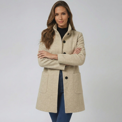 Esther | Abrigo de invierno para mujeres con un botón
