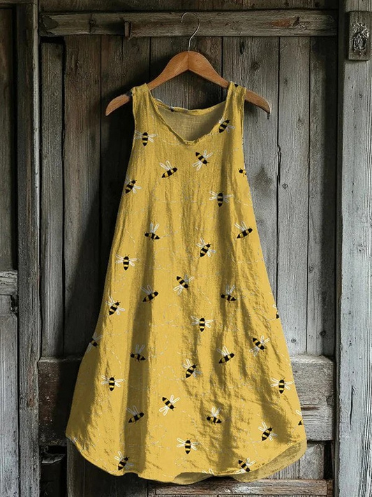Vestido de Tirantes Pradera de Abejas
