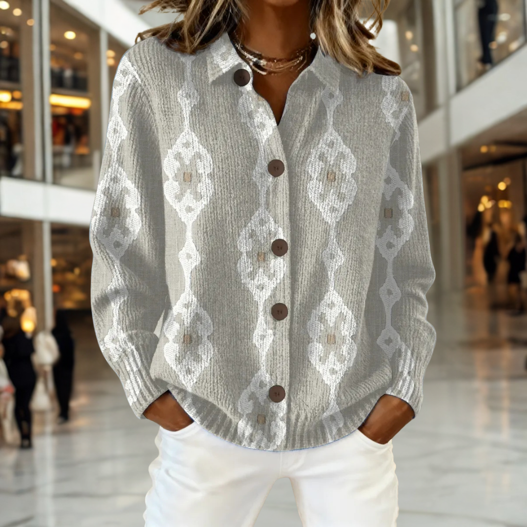 Blair™ - Cárdigan de Estampado Artístico