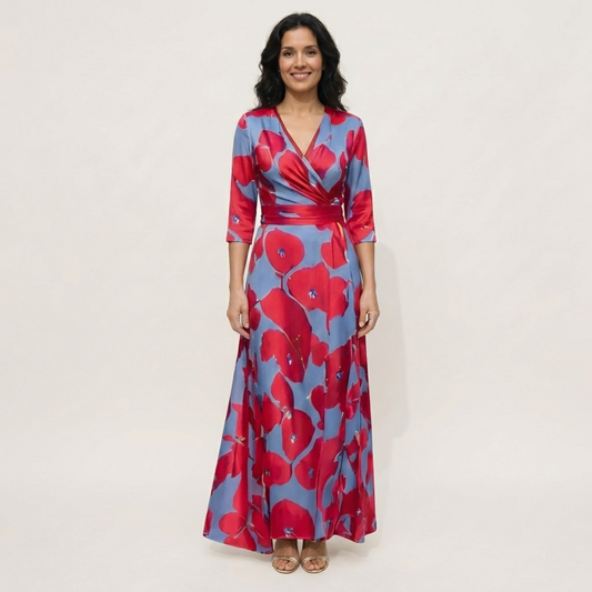 Emmy - Vestido Floral de Lujo