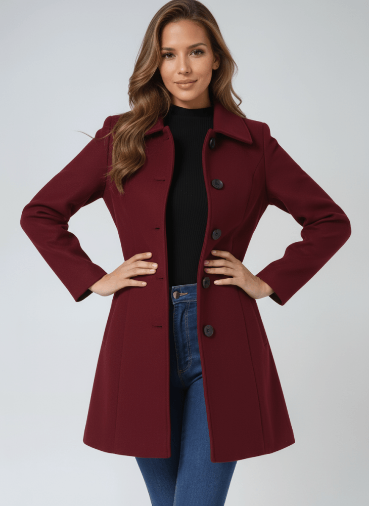 Esther | Abrigo de invierno para mujeres con un botón