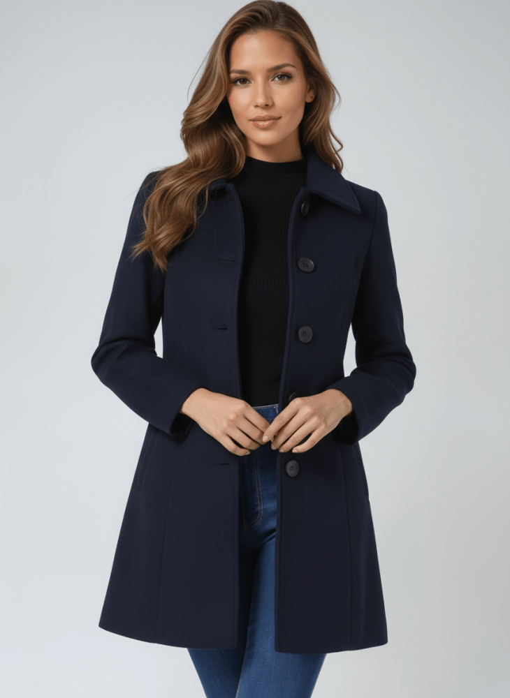 Esther | Abrigo de invierno para mujeres con un botón