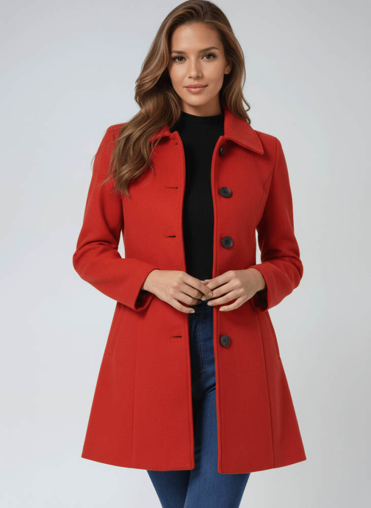 Esther | Abrigo de invierno para mujeres con un botón