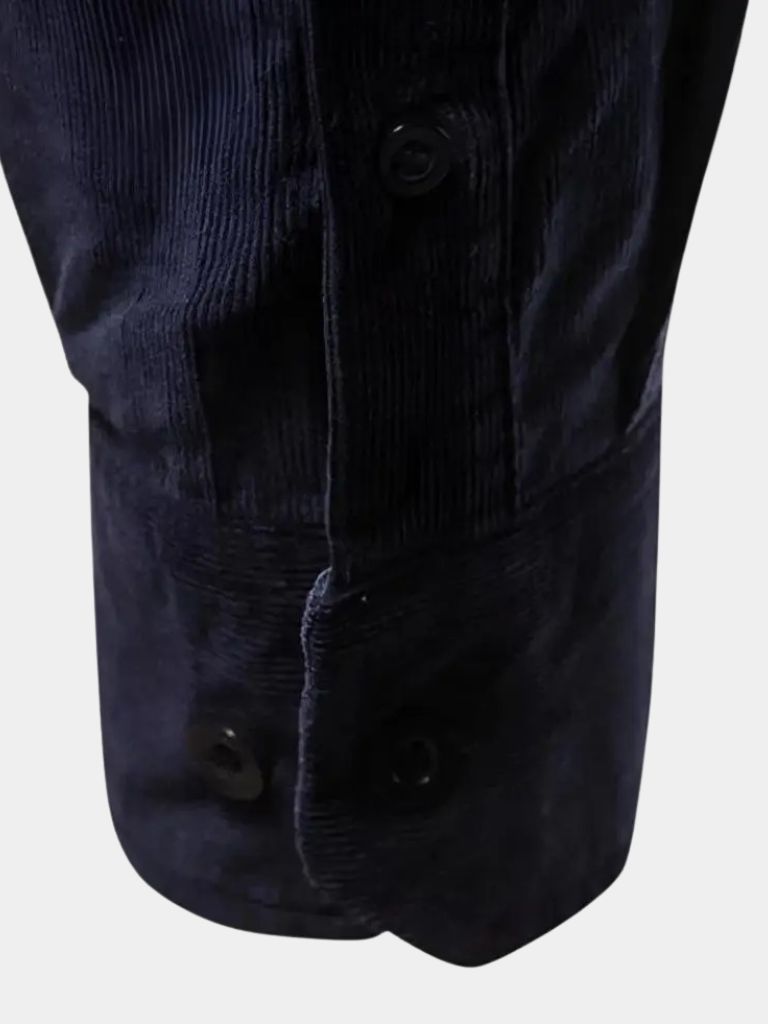 Camisa de Corduroy Casual para Negocios